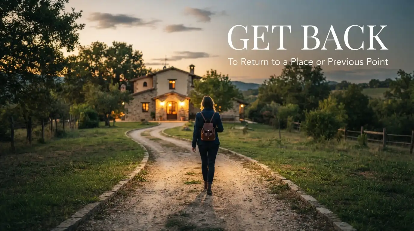 synonym for get back