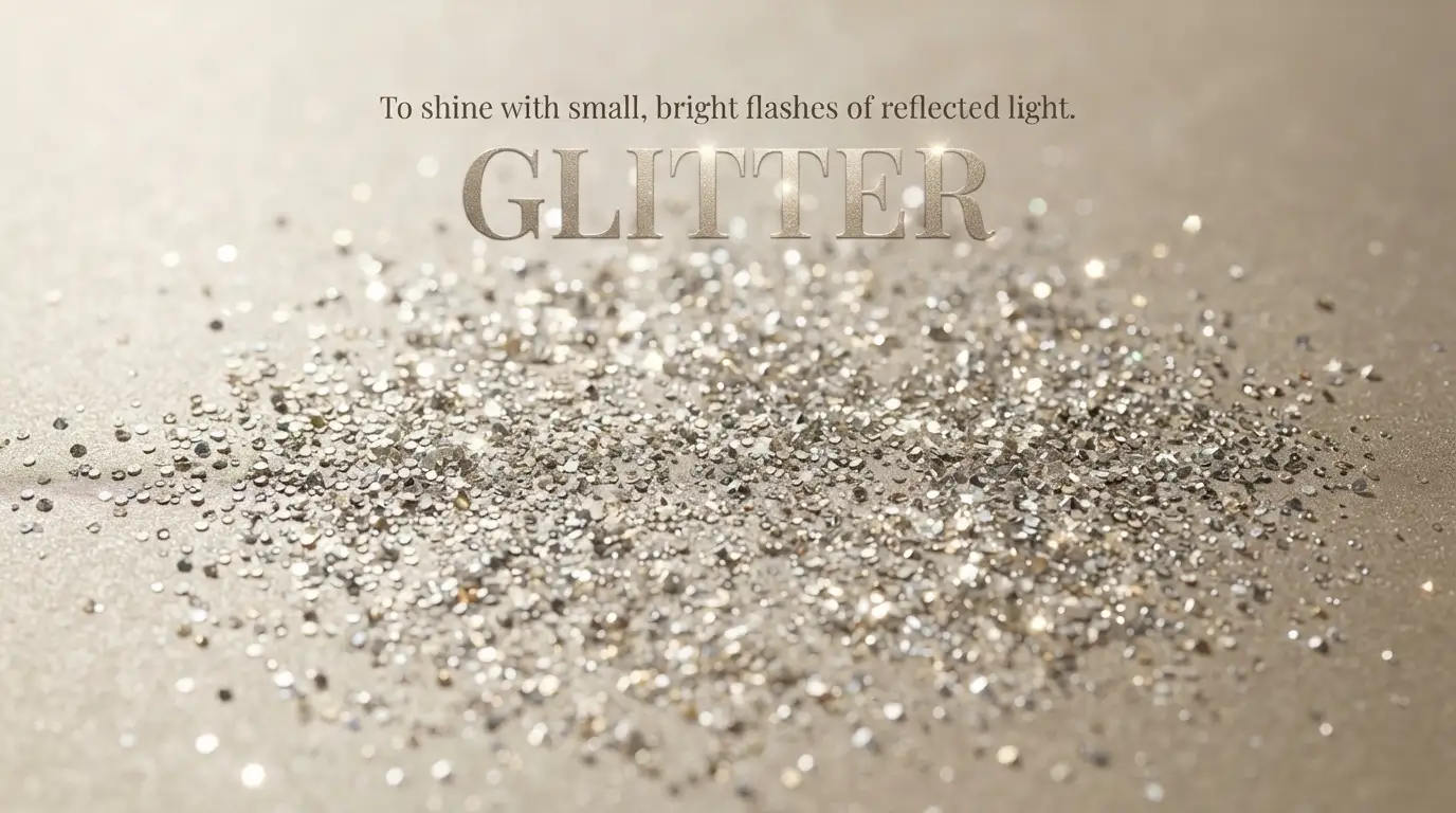 synonym for glitter