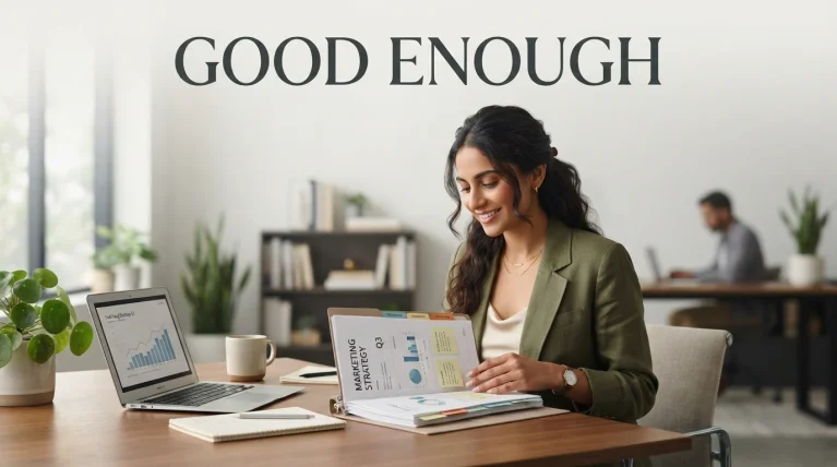 Synonym for good enough describing something that meets an acceptable standard