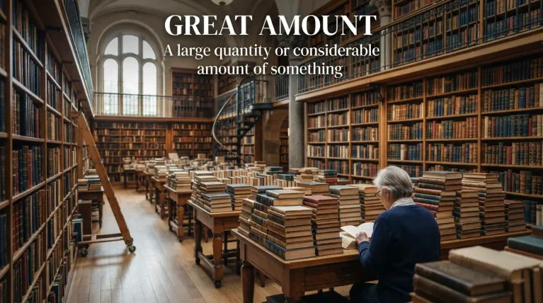 synonym for great amount