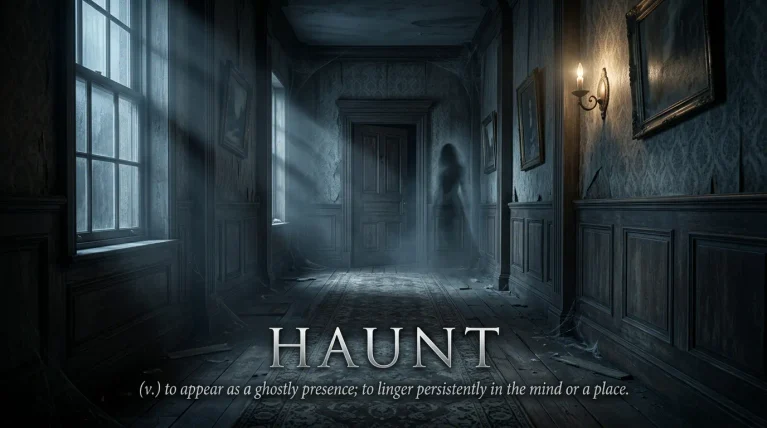 synonym for haunt Descriptive Words Professional Words