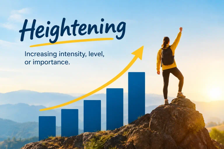 synonym for heightening
