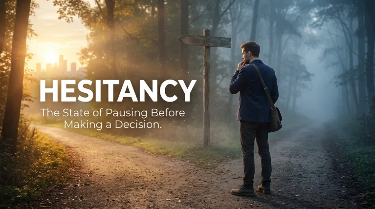 synonym for hesitancy
