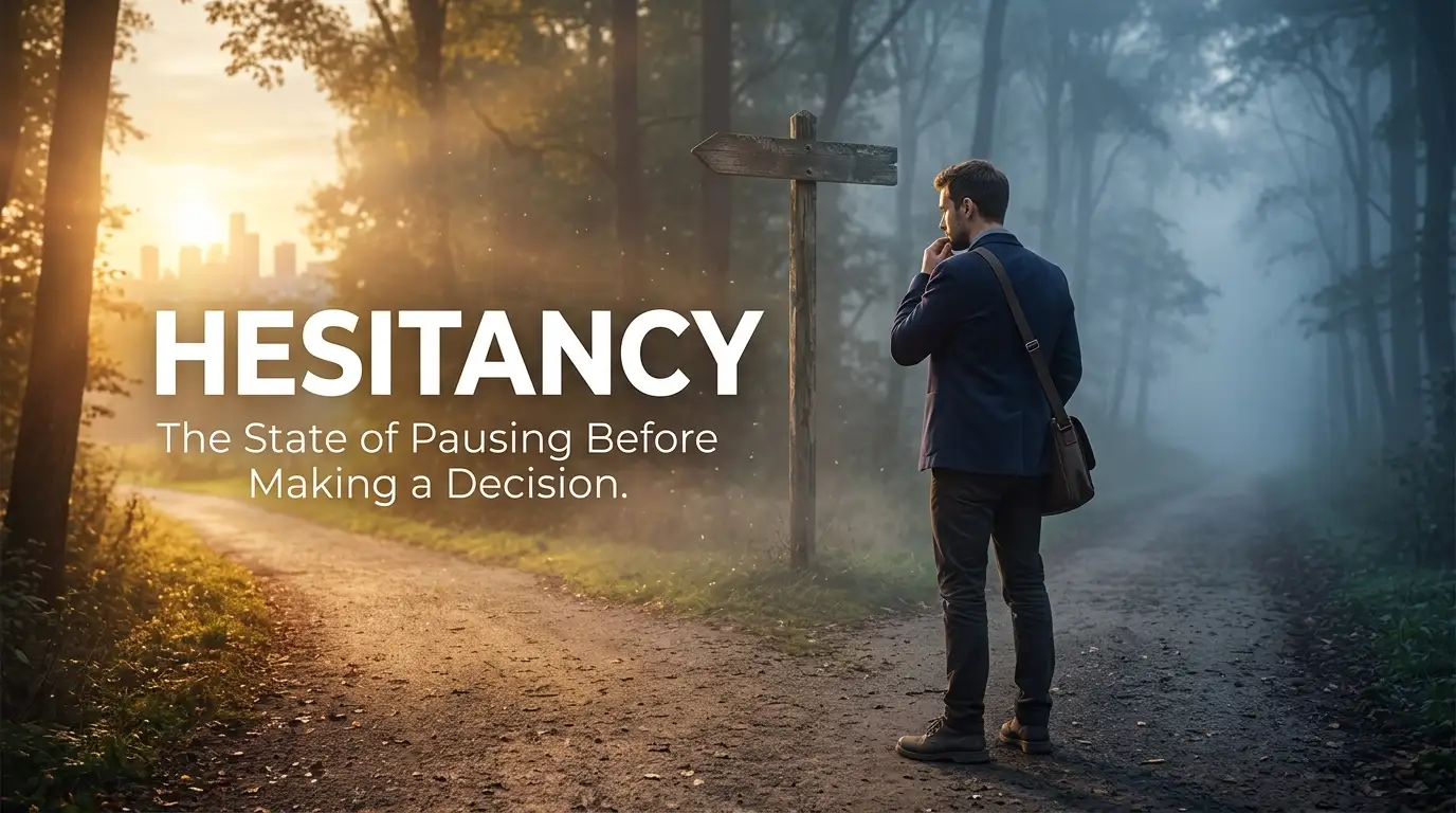 synonym for hesitancy