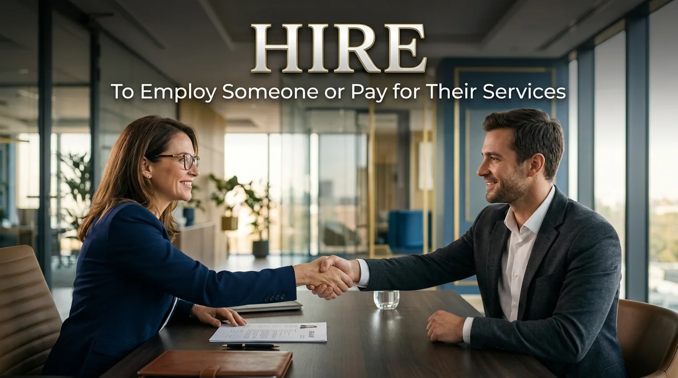 synonym for hire