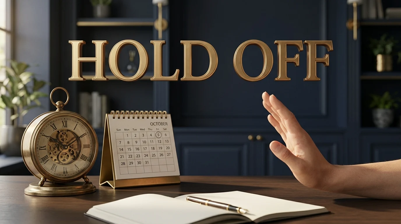 synonym for hold off