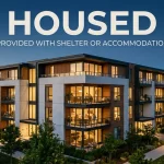 synonym for housed